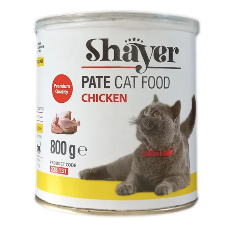 Shayer Pate Canned Adult Wet Cat Food With Chicken Flavor