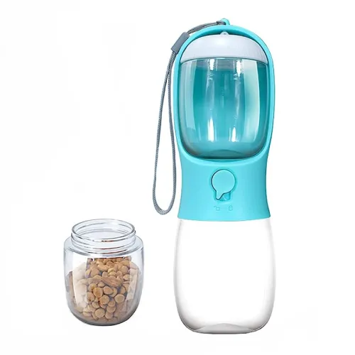 Water Bottle &amp; Food Container For Dog &amp; Cat 
