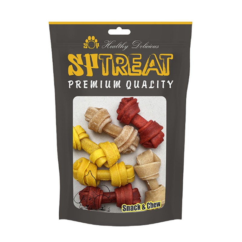 Sp Treat Knotted Chewing Bine Mix