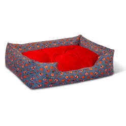 U vip cat &amp; dog bed, size 2.5, red &amp; gray color