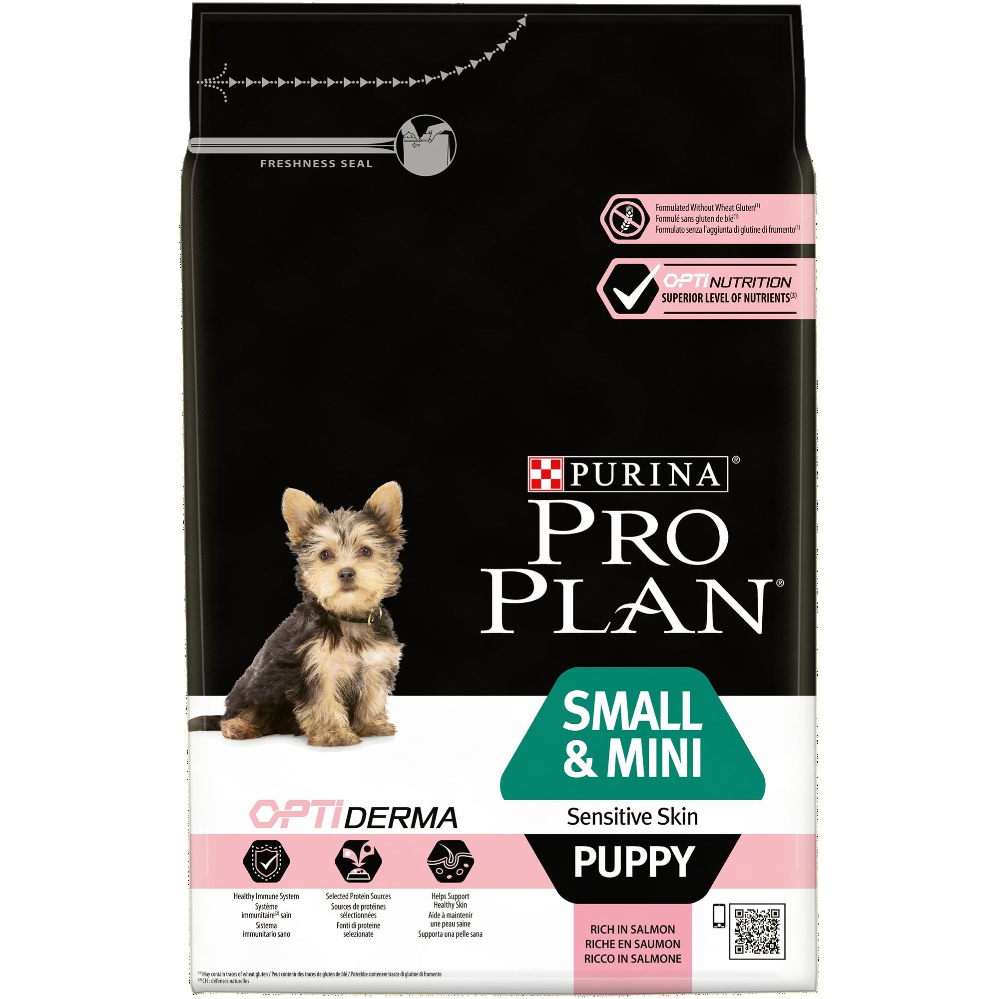  Pro Plan Small &amp; Mini Sensitive Skin Salmon Dry Puppy Food