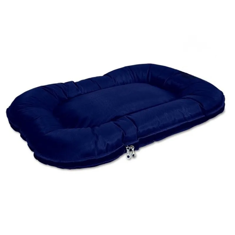 Canvas dog mattress, Navy blue color