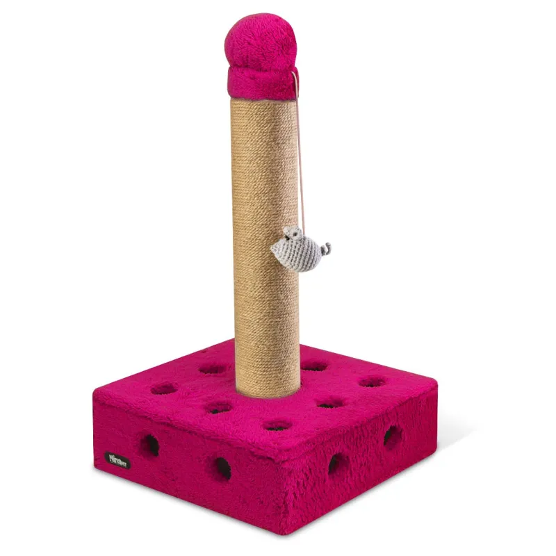 Cat Scratcher Cheesy, Magenta Color