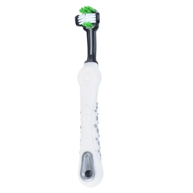 M_pets 3Headed Toothbrush For Dog