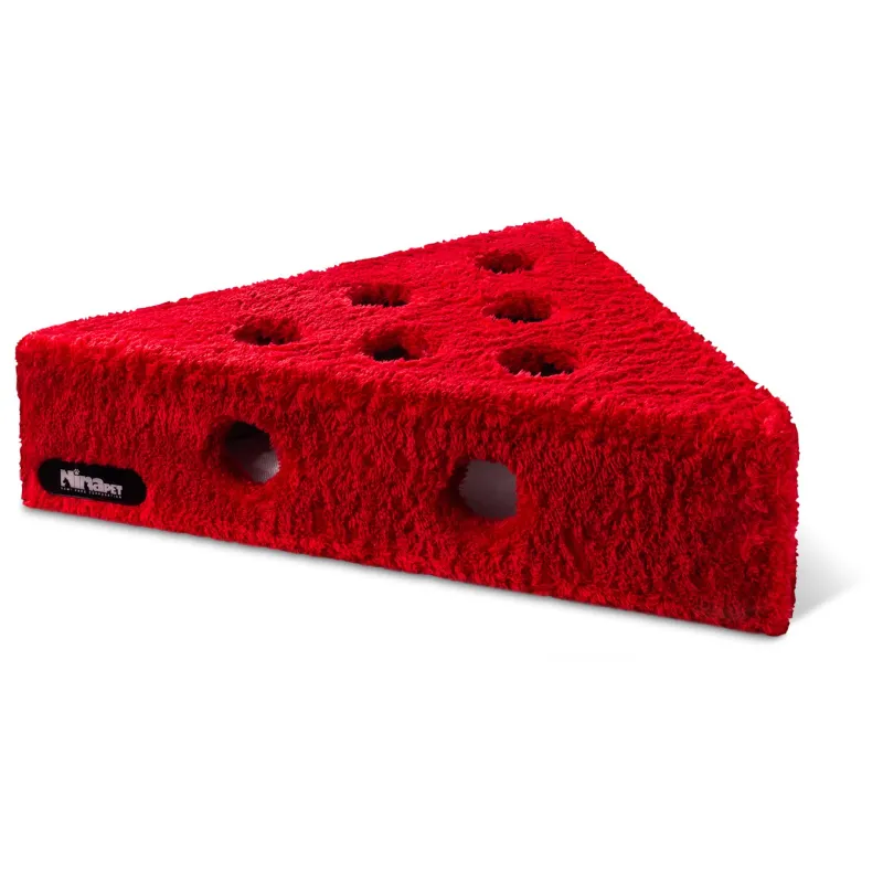 Triangular Cheesy Cat Game Box, Red Color