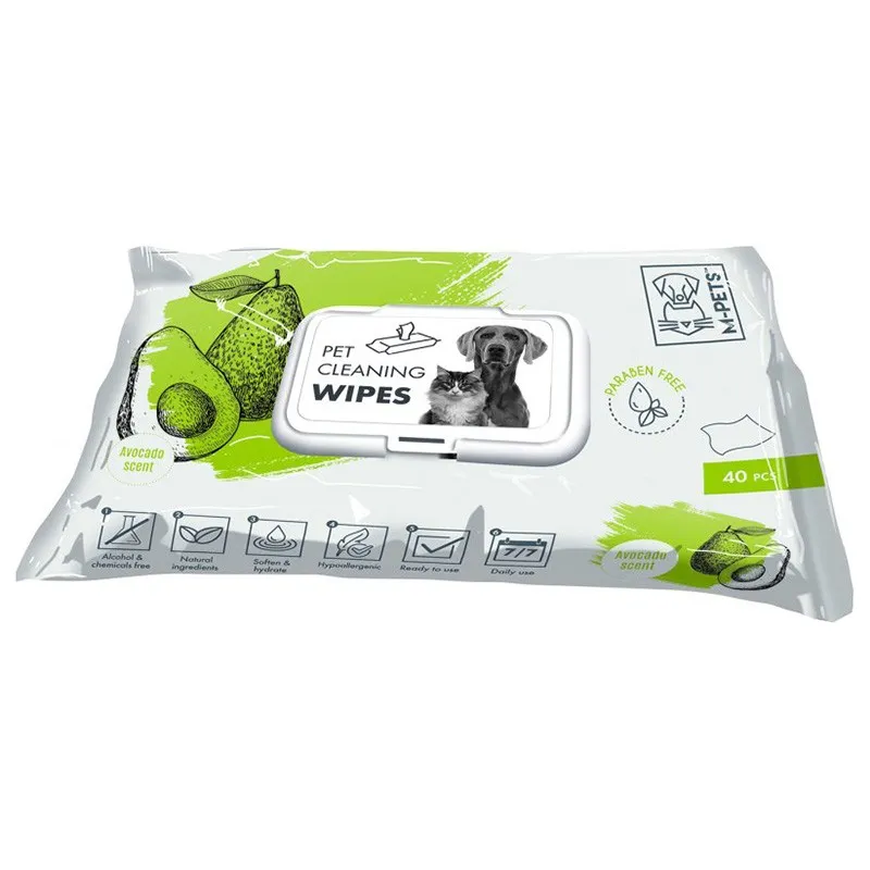 M_pets Pet Cleaning Wipes With Avocado