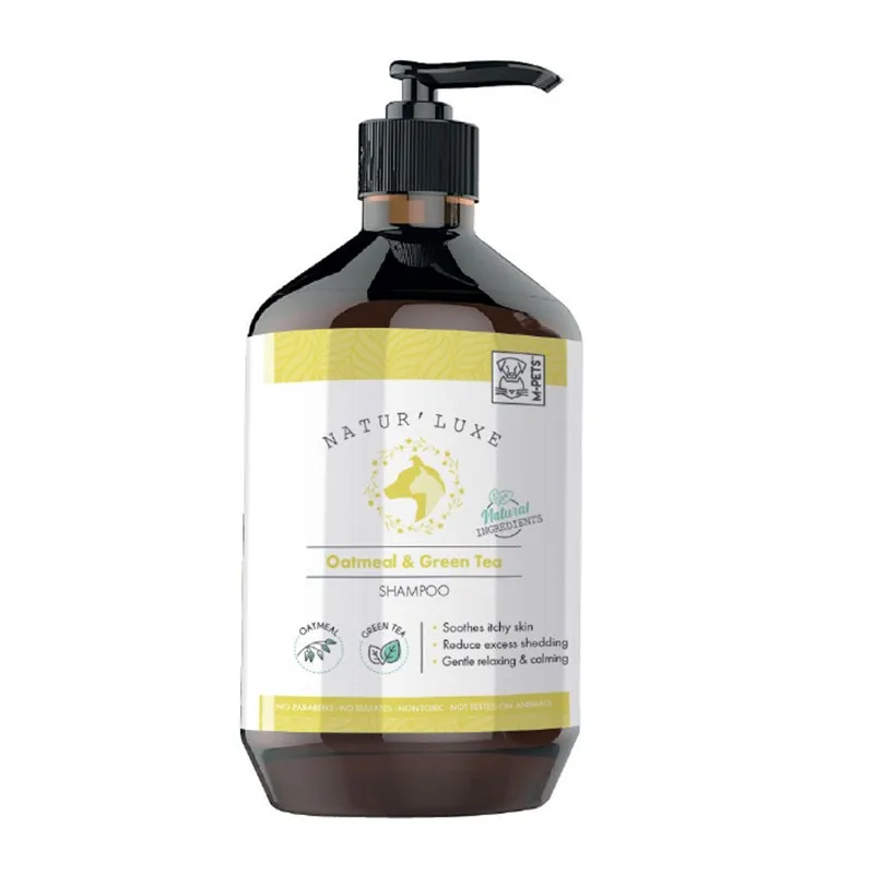 M-pets Natural Oatmeal &amp; Green Tea Dog &amp; Cat Shampoo