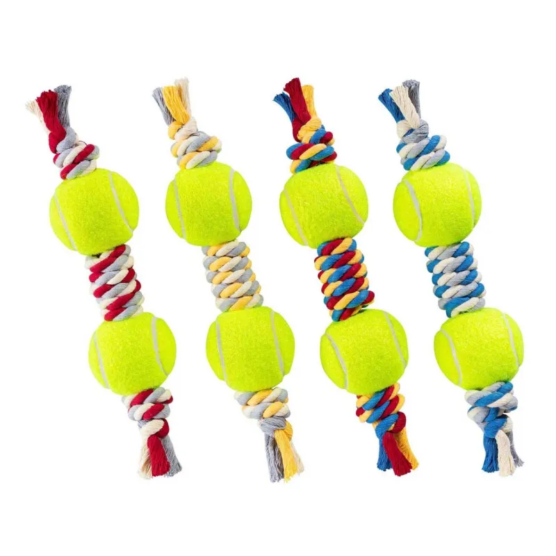 Dog &amp; Cat Toy Ball &amp; Rope Model, Code A
