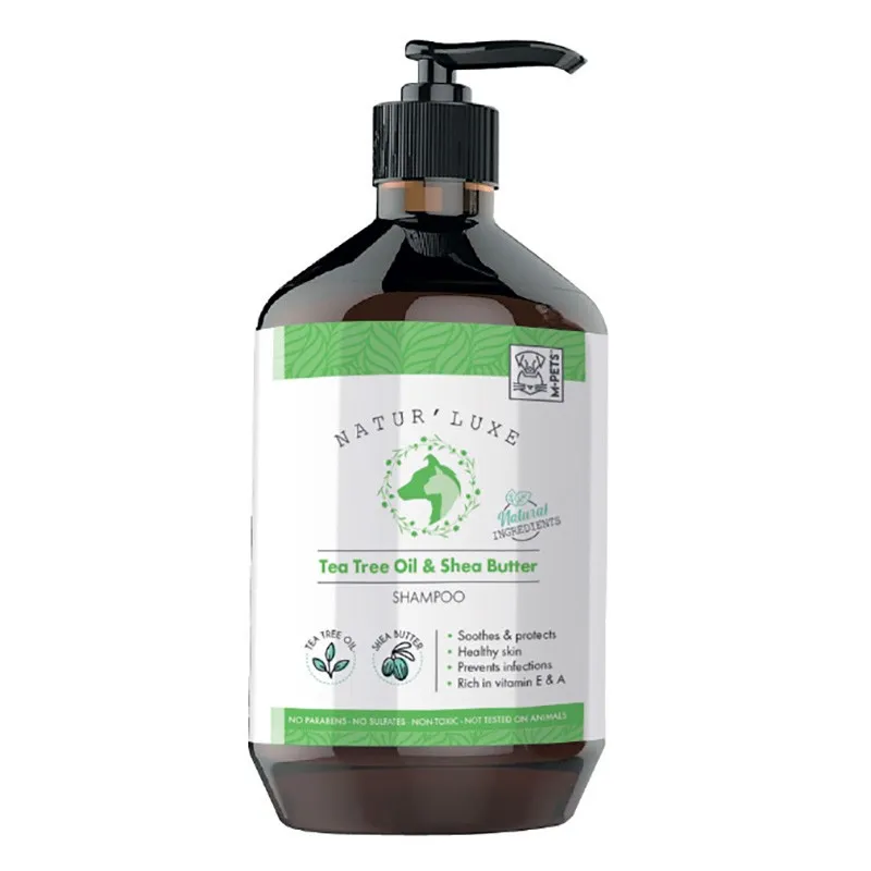 M-pets Natural Tea Tree Oil &amp; Shea Butter Dog &amp; Cat Shampoo