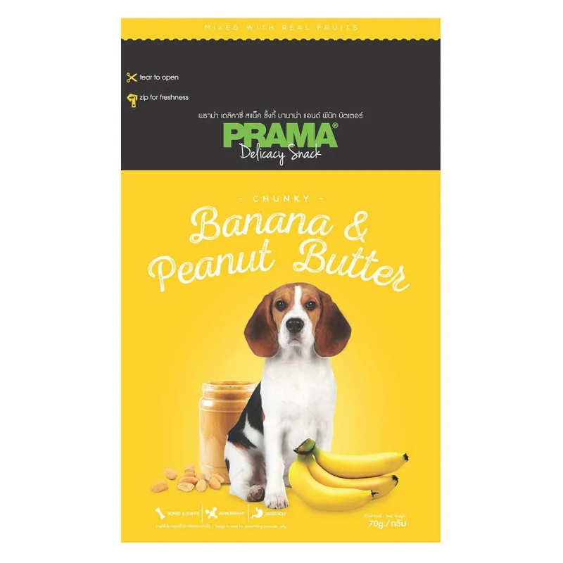 Prama Stick Dog Treat With Banana &amp; Peanut Butter