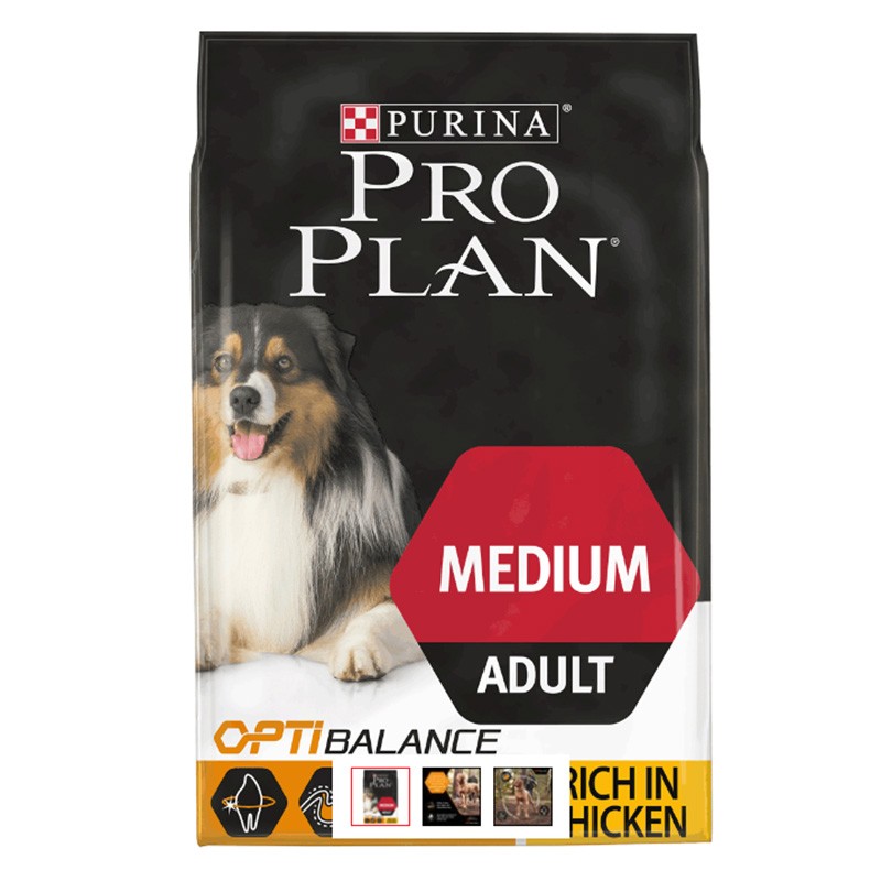Pro Plan Medium Everyday Optibalance Nutrition Chicken Dry Dog Food 