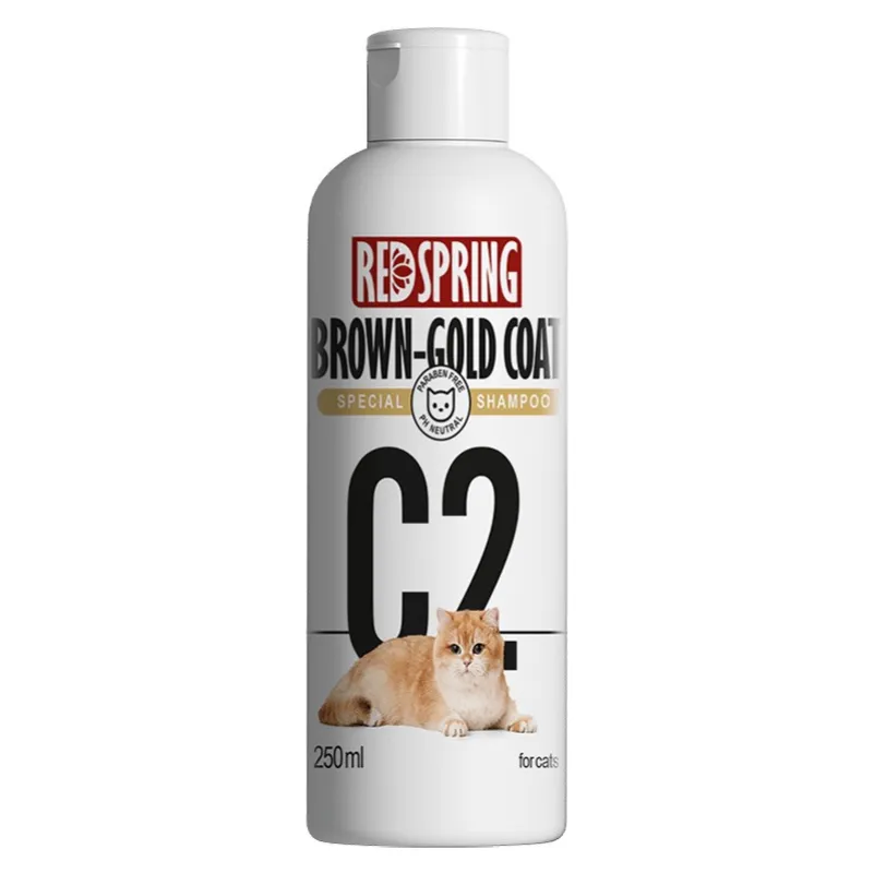 Red Spring Cat Shampoo With Brown &amp; Golden Coat