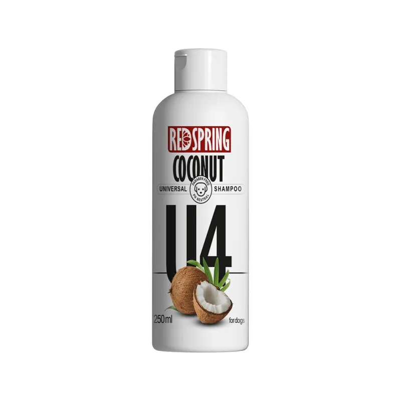 Red Spring Shampoo Dog With Coconut Extract