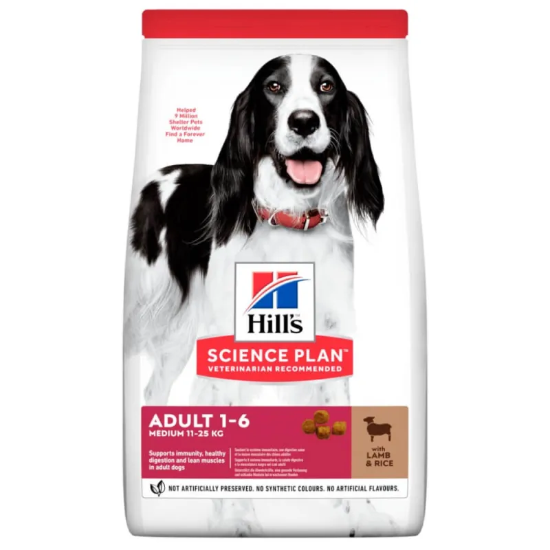 Hills Medium Adult Dry Dog Food With Lamb Flavor