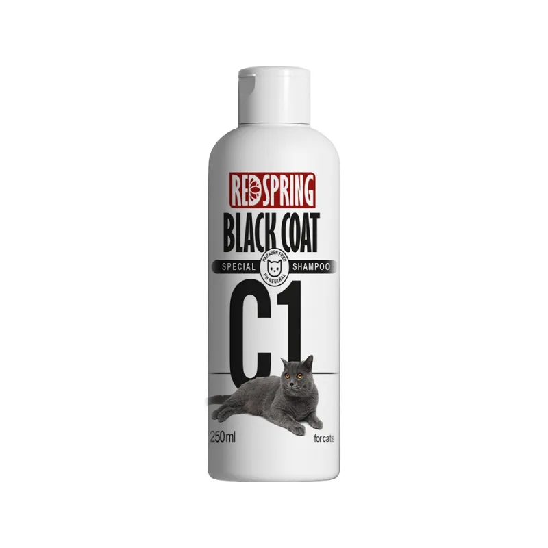 Red Spring Cat Shampoo With Black Coat