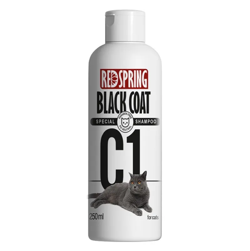 Red Spring Cat Shampoo With Black Coat