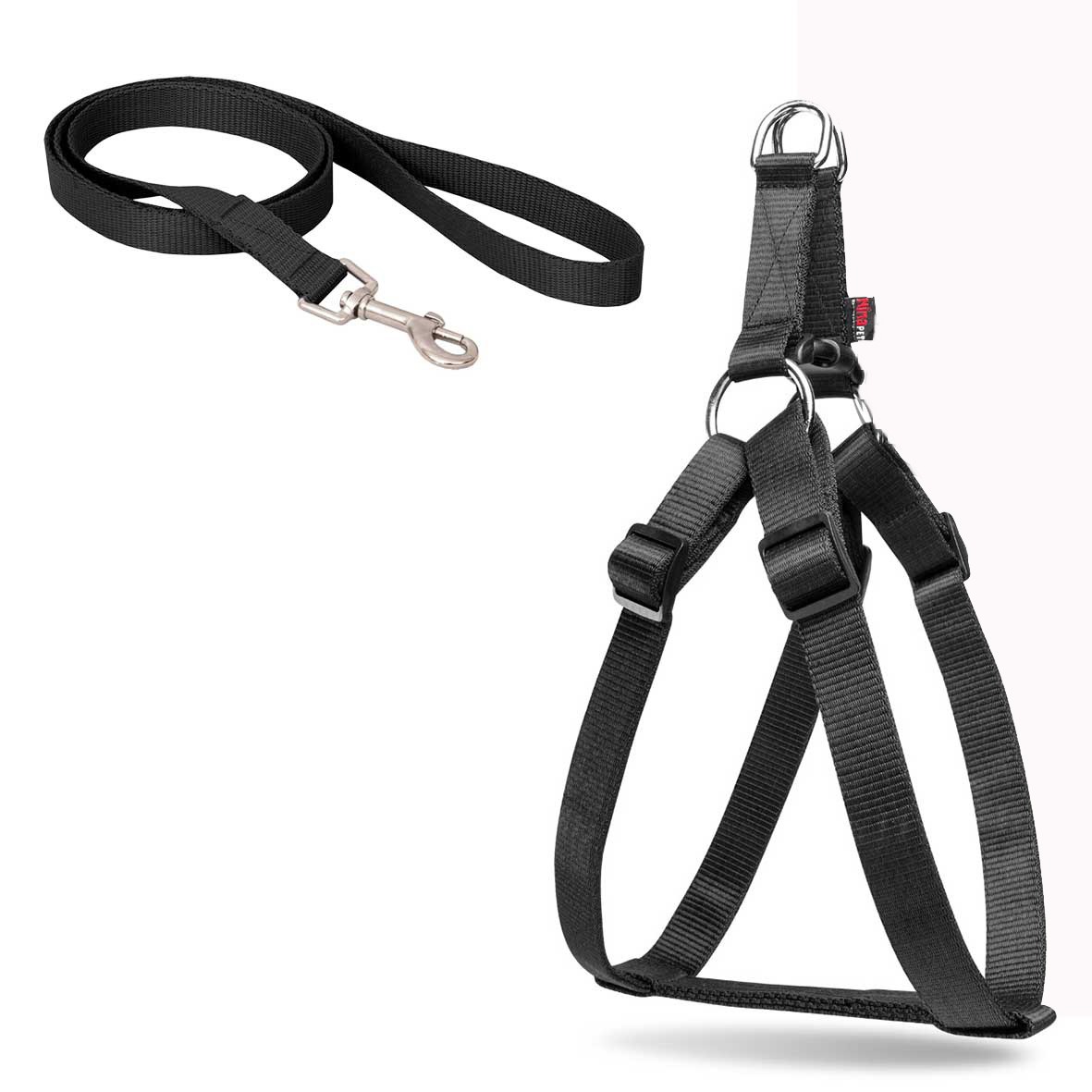  Dog &amp; Cat Shoulder Harness, Two Layer, Whit Lead