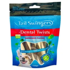 Tail Swingers Small Breeds Dental twists barbeque