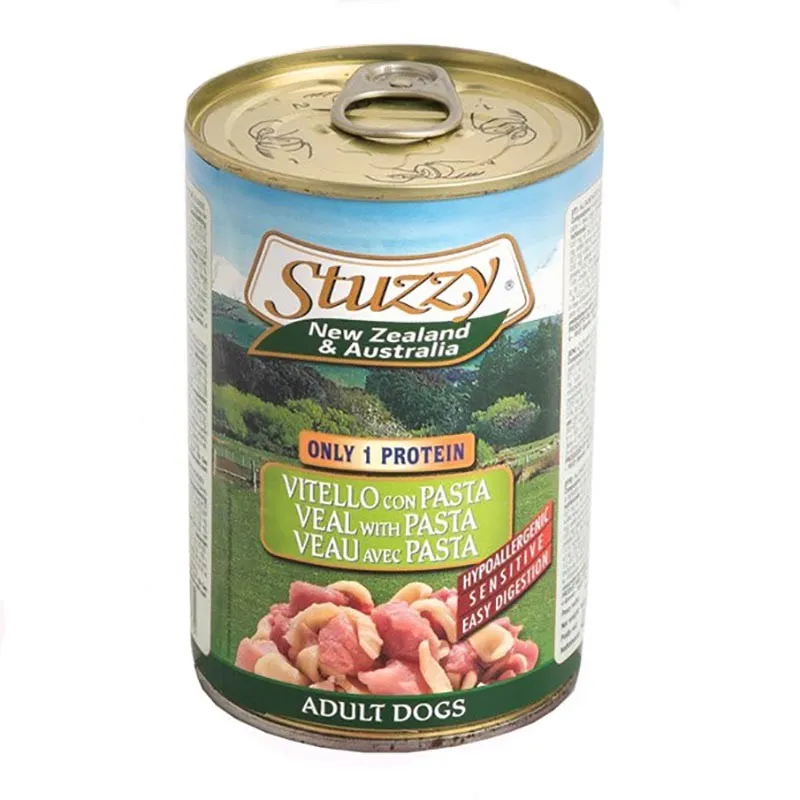  Stuzzy Canned Adult Wet Dog Food With Veal &amp; Pasta Flavor