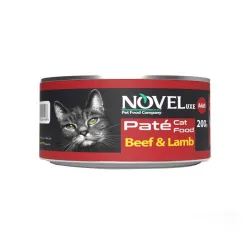 Novel Canned Adult Wet Cat Food With Beef &amp; Lamb