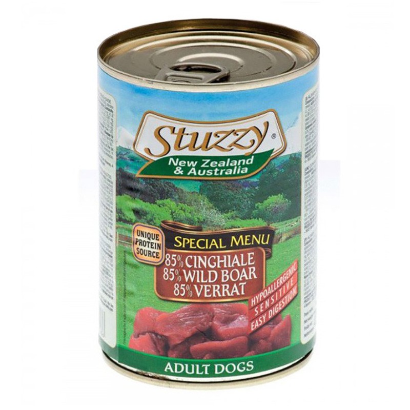  Stuzzy Canned Adult Wet Dog Food With Wild Boar Flavor