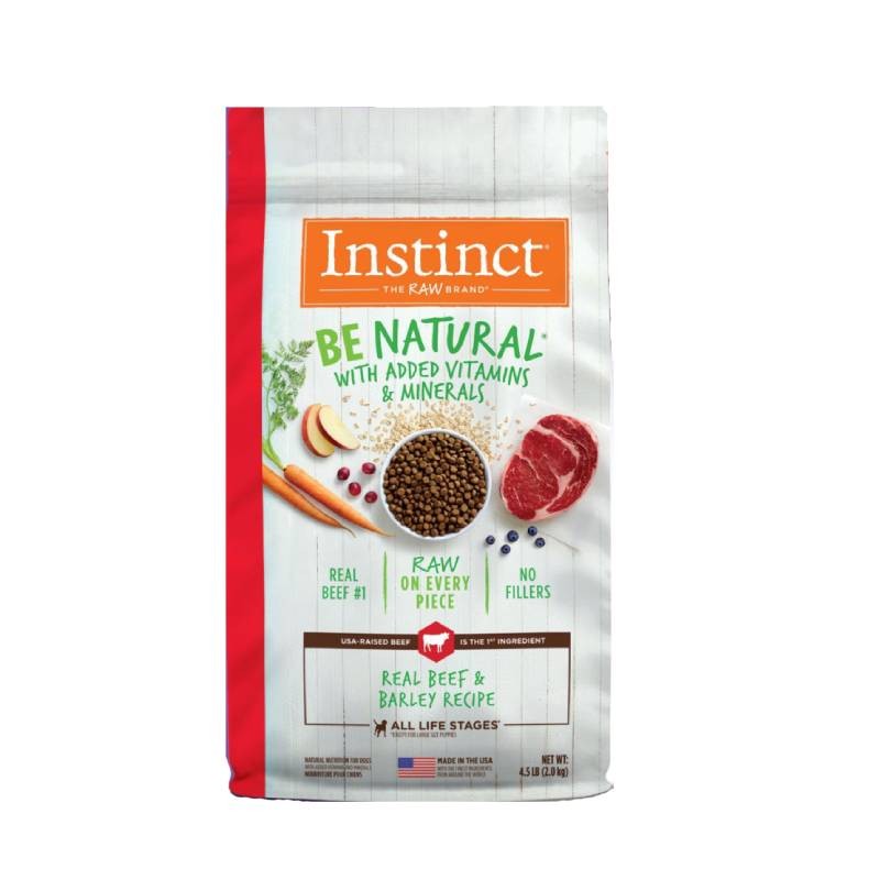 Instinct Nature's Variety Instinct Be Natural Beef &amp; Barley Recipe Dry Dog Food 
