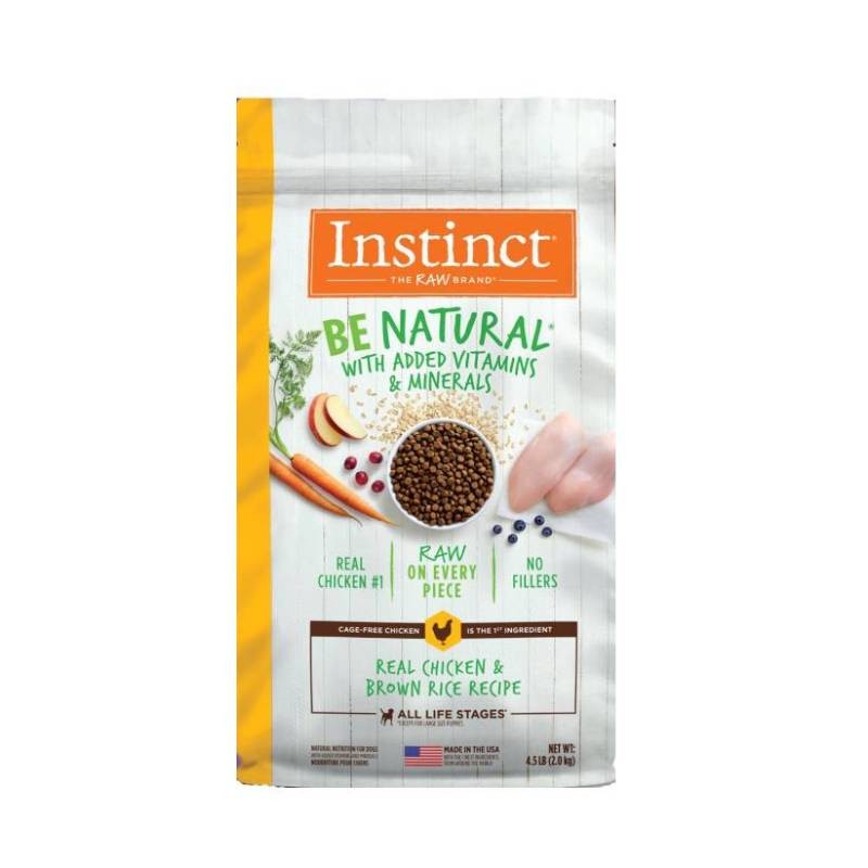 Instinct Be Natural Chicken &amp; Brown Rice Dry Dog Food 