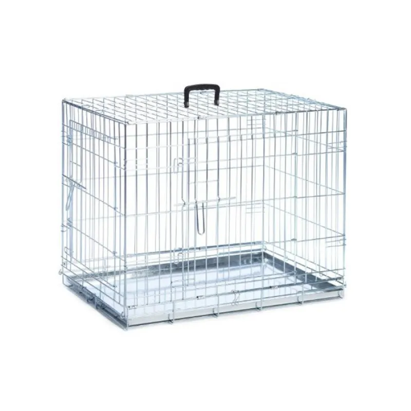 wire cage for dog 2 doors