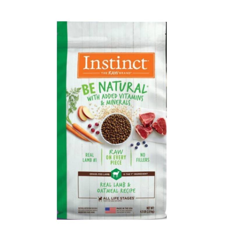 Instinct Nature's Variety Instinct Be Natural Real Lamb &amp; Oatmeal For Dogs