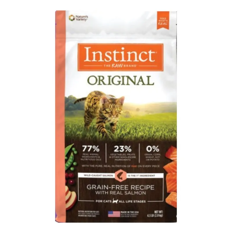 Instinct Original Grain-Free Recipe with Real Salmon Dry Cat Food
