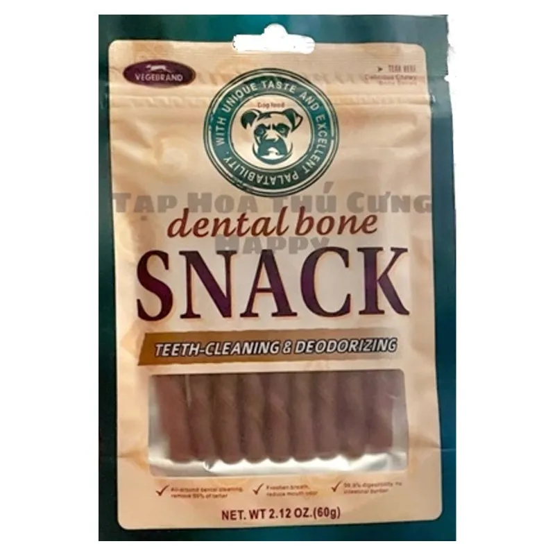 Vegebrand Snack Dental Bone Oral Care Stick 60G