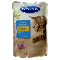 Winston Adult Wet Cat Food With Chicken In Chicken Sauce