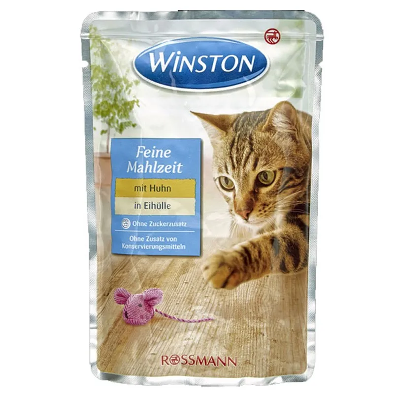 Winston Adult Wet Cat Food With Chicken &amp; Egg