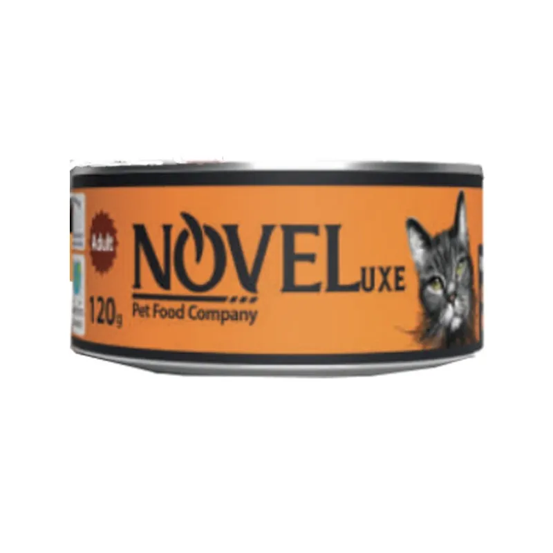 Novel Canned Adult Wet Cat Food With Chicken &amp; Pumpkin