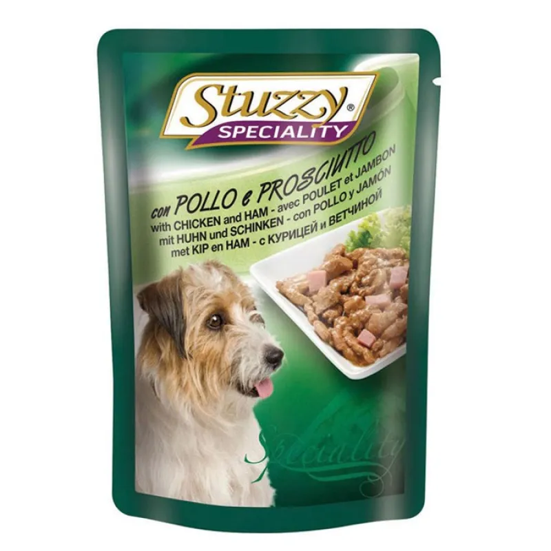 Stuzzy Chicken &amp; Ham Dog Pouch