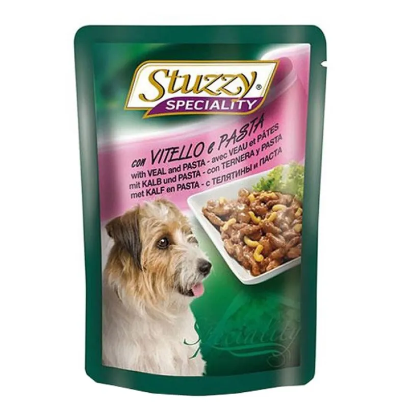 Stuzzy Veal &amp; Pasta Dog Pouch