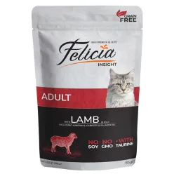 Felicia Pouch Adult Wet Cat Food With Lamb In Jelly