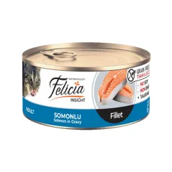 Felicia Canned Adult Cat Food Fillet Salmon in Gravy