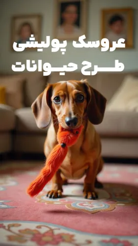 عروسک پولیشی طرح حیوانات